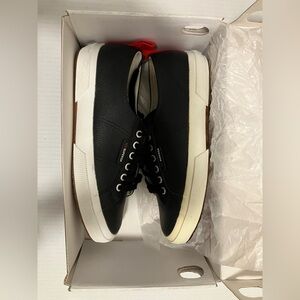 Superga - 2750 FGLU - S099HL0 - BLACK - Unisex - Size 7.5 Men Size 9 Women